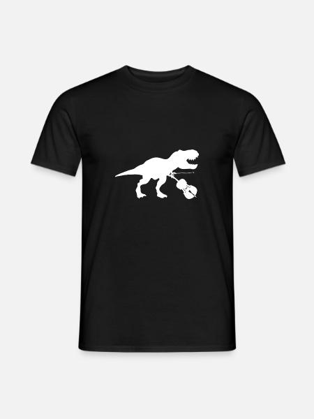 Cellosaurus Violoncelle Violoncelliste Dinosaur Rex Musique - T-shirt homme - noir
