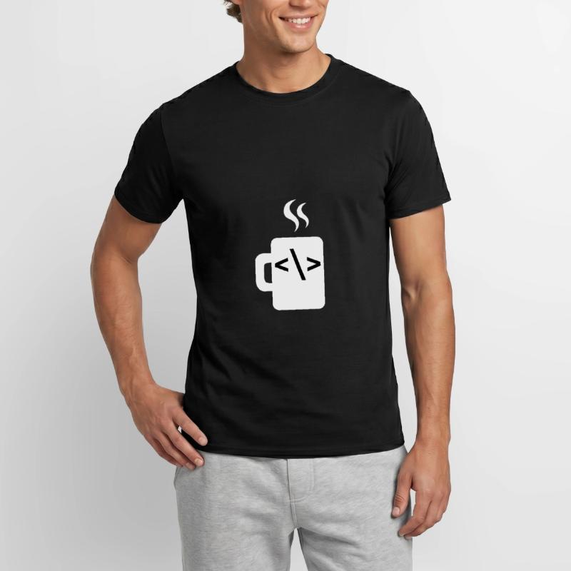 JavaScript-Codesoftware-Entwickler Kaffee Java Männer T-Shirt