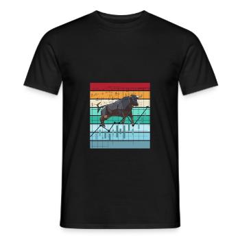 Crypto Trading Hodl Stock Market Chart Bitcoin - Men's T-Shirt - black - Front - AI Model Male 178 light (178cm)