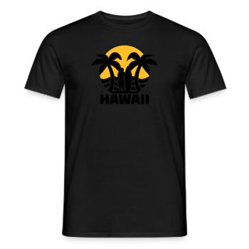 Hawaii - T-shirt homme - noir - Devant - AI Model Male 178 light (178cm)