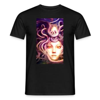 Parasite Cathulhu - T-shirt homme - noir - Devant - AI Model Male 178 light (178cm)