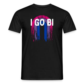 Je deviens bisexuel LGBTQ Bi Pride LGBT Dictons LGBT - T-shirt homme - noir - Devant - AI Model Male 178 light (178cm)