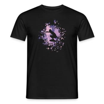 Grand Surfer Color Splash - T-shirt homme - noir - Devant - AI Model Male 178 light (178cm)