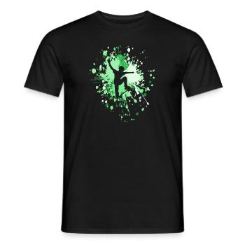 Skateboard Color Splash - T-shirt homme - noir - Devant - AI Model Male 178 light (178cm)