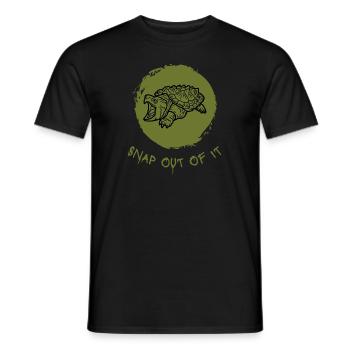 Snap out of it.. - Men's T-Shirt - black - Front - AI Model Male 178 light (178cm)