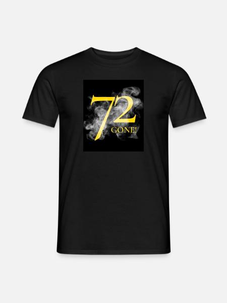 72_smoke_gone - Men's T-Shirt - black