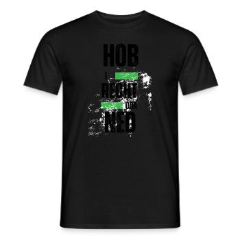 Hob i recht - bayerischer Spruch - Männer T-Shirt - Schwarz - Vorne - AI Model Male 178 light (178cm)