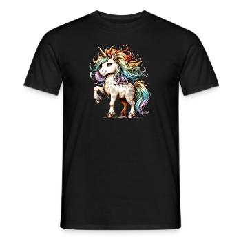 Das tollste Einhorn der Welt | Regenbogen-Einhorn - Männer T-Shirt - Schwarz - Vorne - AI Model Male 178 light (178cm)
