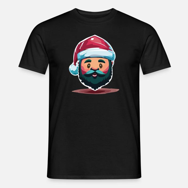 Weihnachtsmann - Männer T-Shirt - Schwarz