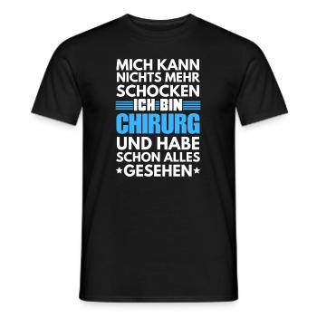 Nicht schockbarer Chirurg - Männer T-Shirt - Schwarz - Vorne - AI Model Male 178 light (178cm)