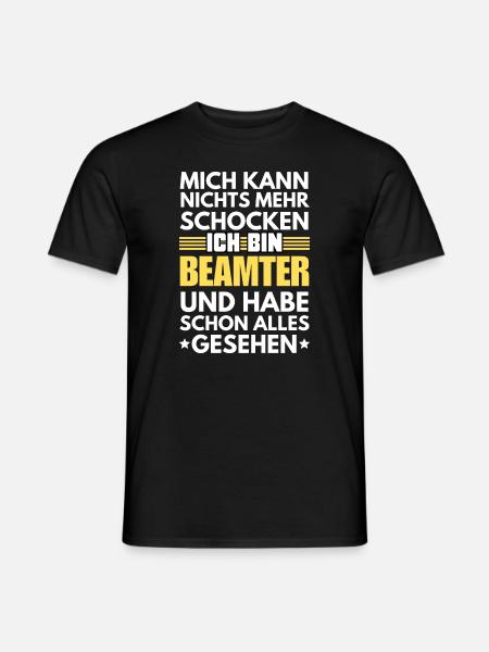 Fonctionnaire non choquable - T-shirt homme - noir