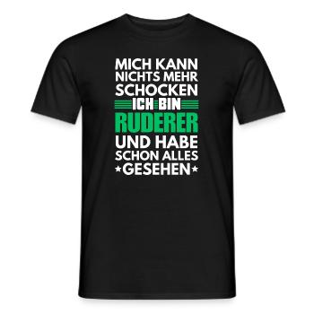 Nicht schockbarer Ruderer - Männer T-Shirt - Schwarz - Vorne - AI Model Male 178 light (178cm)