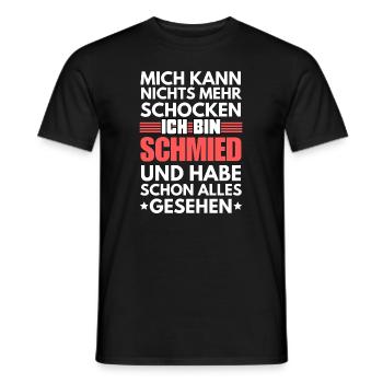 Forgeron non électrocutable - T-shirt homme - noir - Devant - AI Model Male 178 light (178cm)