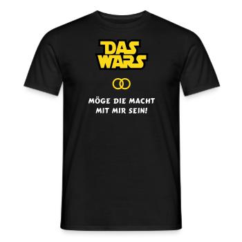 Das Wars - Männer T-Shirt - Schwarz - Vorne - AI Model Male 178 light (178cm)