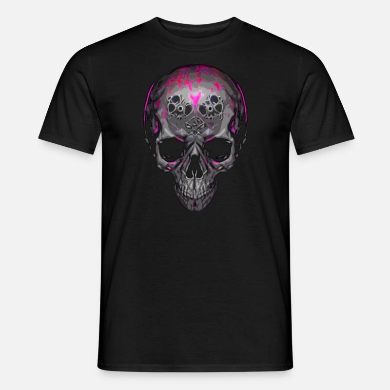 Crâne - T-shirt homme - noir