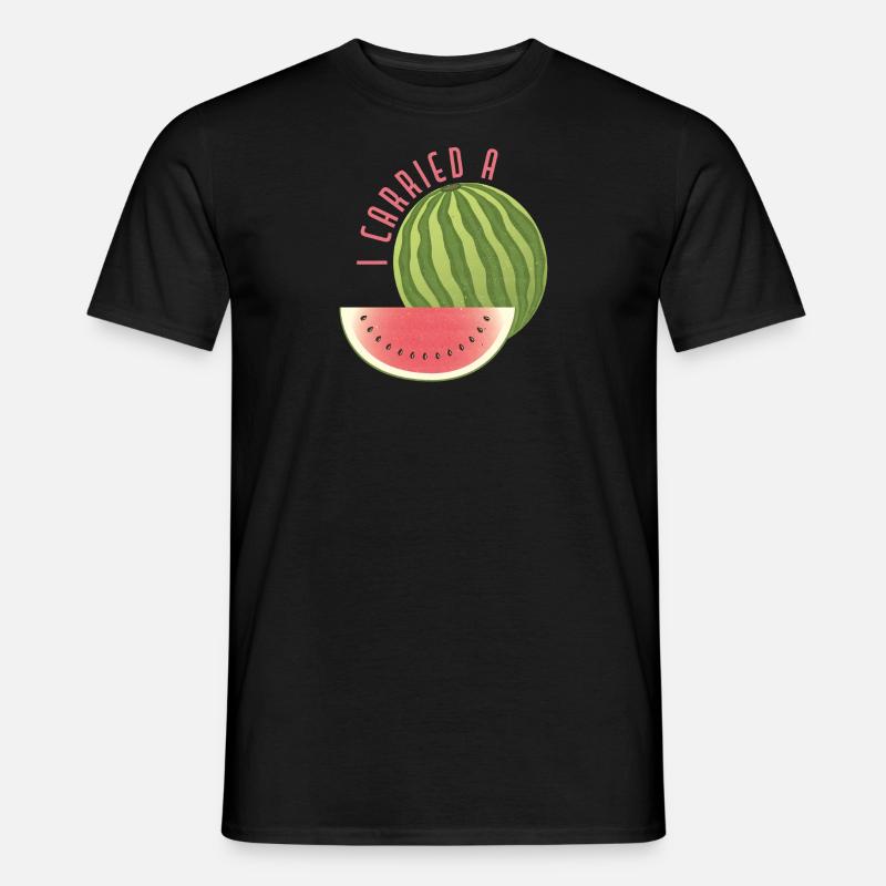 Watermelon - Männer T-Shirt - Schwarz
