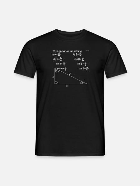 Trigonometry - Men's T-Shirt - black