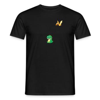 c'est mon anniversaire dinosaure - T-shirt homme - noir - Devant - AI Model Male 178 light (178cm)