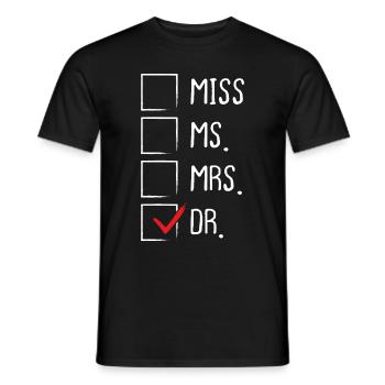 DNP Médecin Infirmière Appréciation Appelez-moi Dr. Nursing - T-shirt homme - noir - Devant - AI Model Male 178 light (178cm)