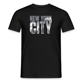 Ville de New York - T-shirt homme - noir - Devant - AI Model Male 178 light (178cm)