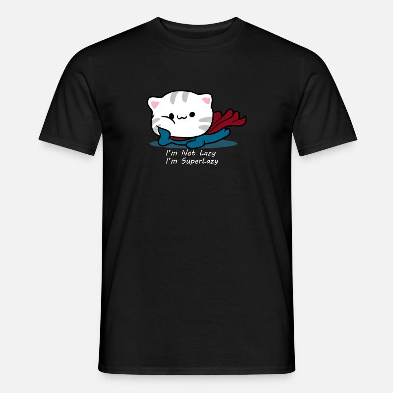 Katze Haustier Geschenkidee - Männer T-Shirt - Schwarz