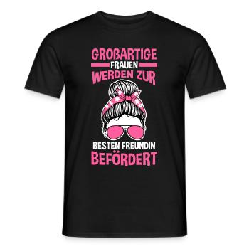 Beste Freundin - Männer T-Shirt - Schwarz - Vorne - AI Model Male 178 light (178cm)
