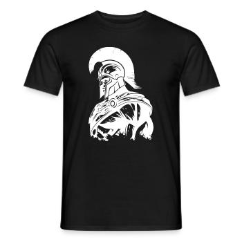 Spartan Gym Gladiateur Muscles Musculation - T-shirt homme - noir - Devant - AI Model Male 178 light (178cm)