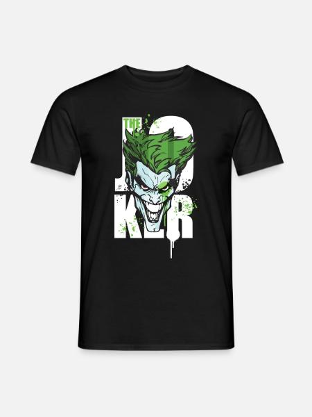 Joker Portrait Vert - T-shirt homme - noir