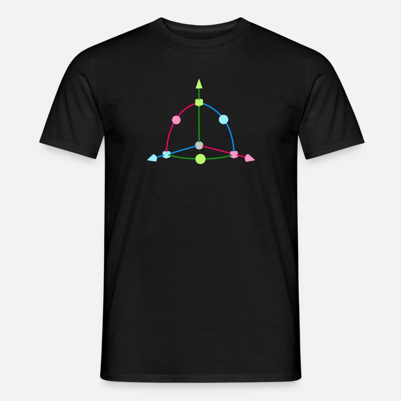 After Effects 3D-Gizmo - Männer T-Shirt - Schwarz