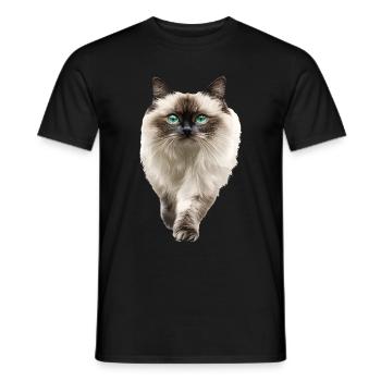 Himalaya - Männer T-Shirt - Schwarz - Vorne - AI Model Male 178 light (178cm)
