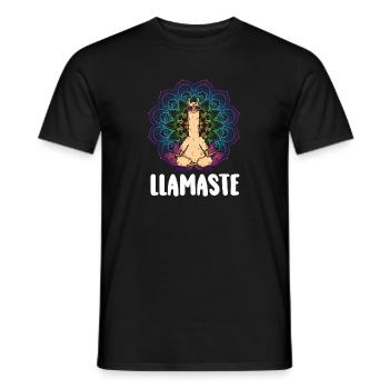 Llamaste - T-shirt homme - noir - Devant - AI Model Male 178 light (178cm)