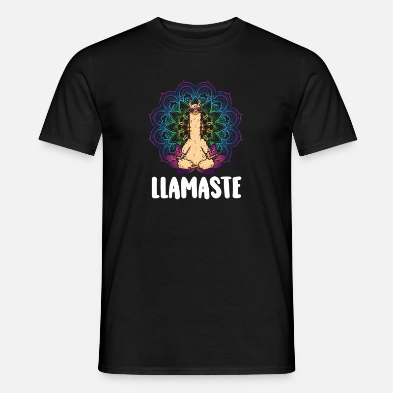 Lama - T-shirt uomo - nero