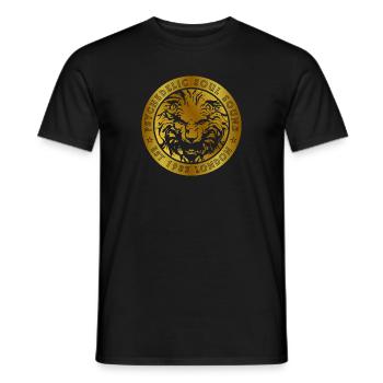 Transparent Image Updated - Men's T-Shirt - black - Front - AI Model Male 178 light (178cm)