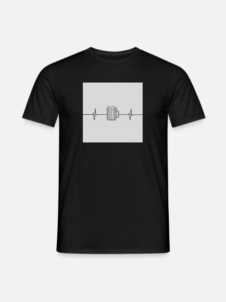 Party Pulsschlag - Männer T-Shirt -