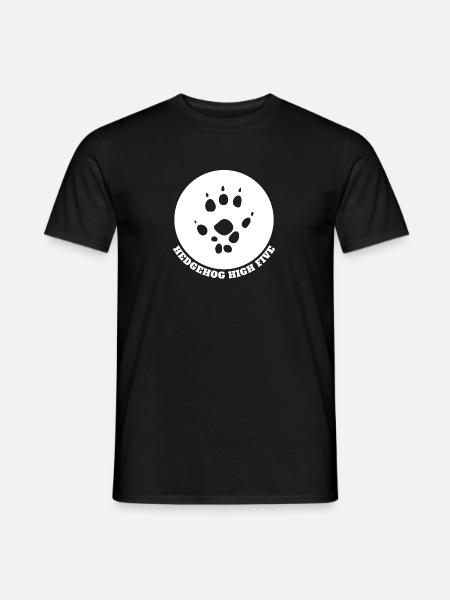 Hedgehog - High Five - neg - Men's T-Shirt -