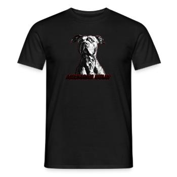 American Bully XL - T-shirt homme - noir - Devant - AI Model Male 178 light (178cm)