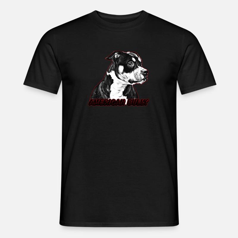 American Bully Pocket - Männer T-Shirt - Schwarz