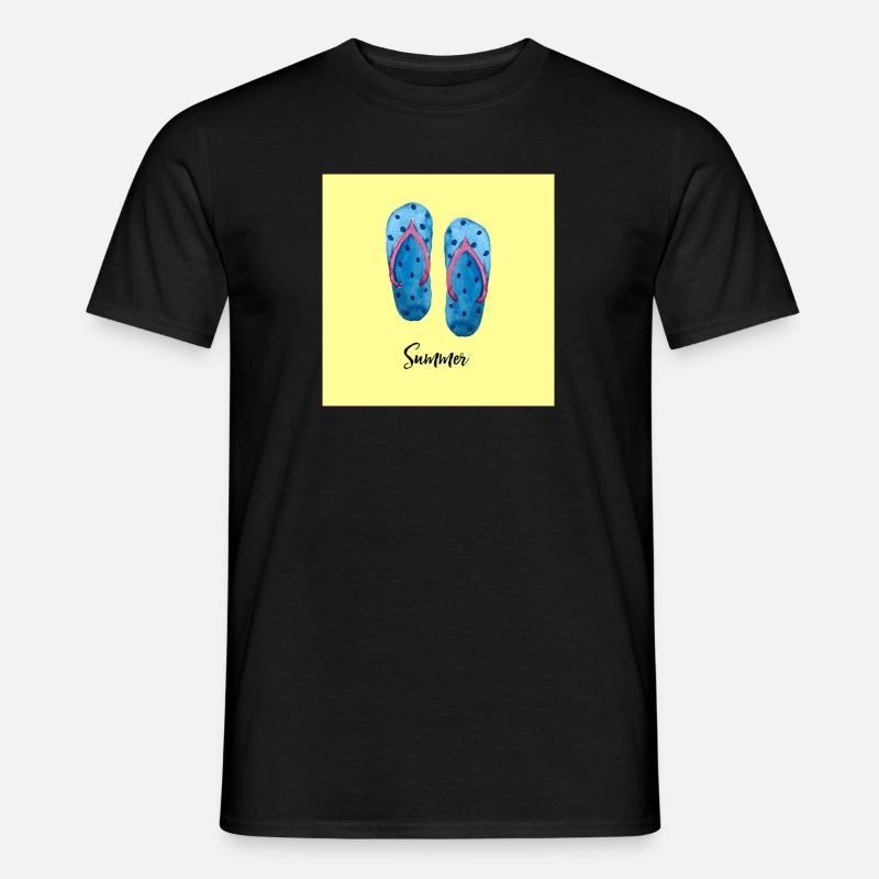 Summerprint - Männer T-Shirt - Schwarz