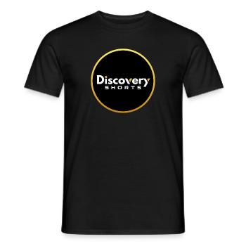 Discovery shorts - Men's T-Shirt - black - Front - AI Model Male 178 light (178cm)