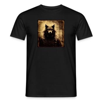 Loup-garou - T-shirt homme - noir - Devant - AI Model Male 178 light (178cm)