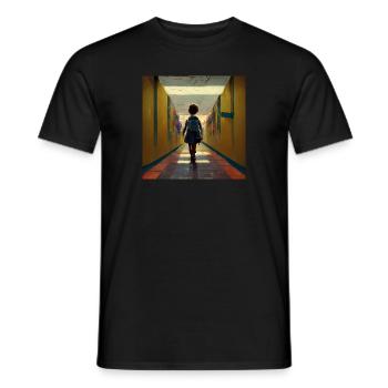 Back to school - T-shirt homme - noir - Devant - AI Model Male 178 light (178cm)