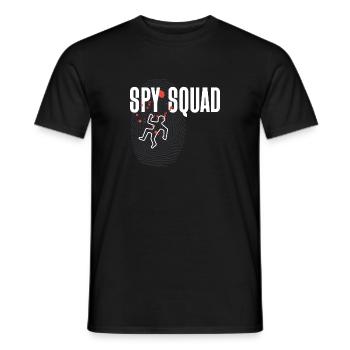 Spurensicherung - Kripo Polizei Kriminaltechnik - Männer T-Shirt - Schwarz - Vorne - AI Model Male 178 light (178cm)