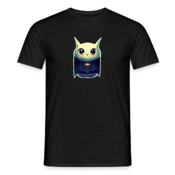 chauve-souris douce - T-shirt homme - noir - Devant - AI Model Male 178 light (178cm)