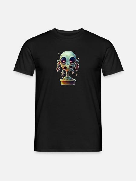 Creepy Zombie Monster - Men's T-Shirt - black