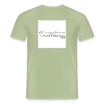 Jeu - T-shirt homme - vert sauge - Devant - AI Model Male 178 light (178cm)