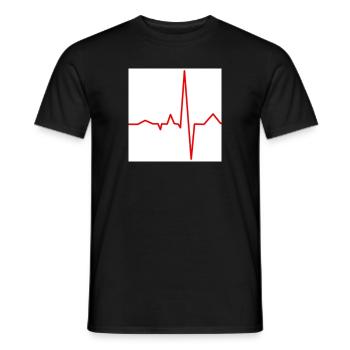 Battement - T-shirt homme - noir - Devant - AI Model Male 178 light (178cm)