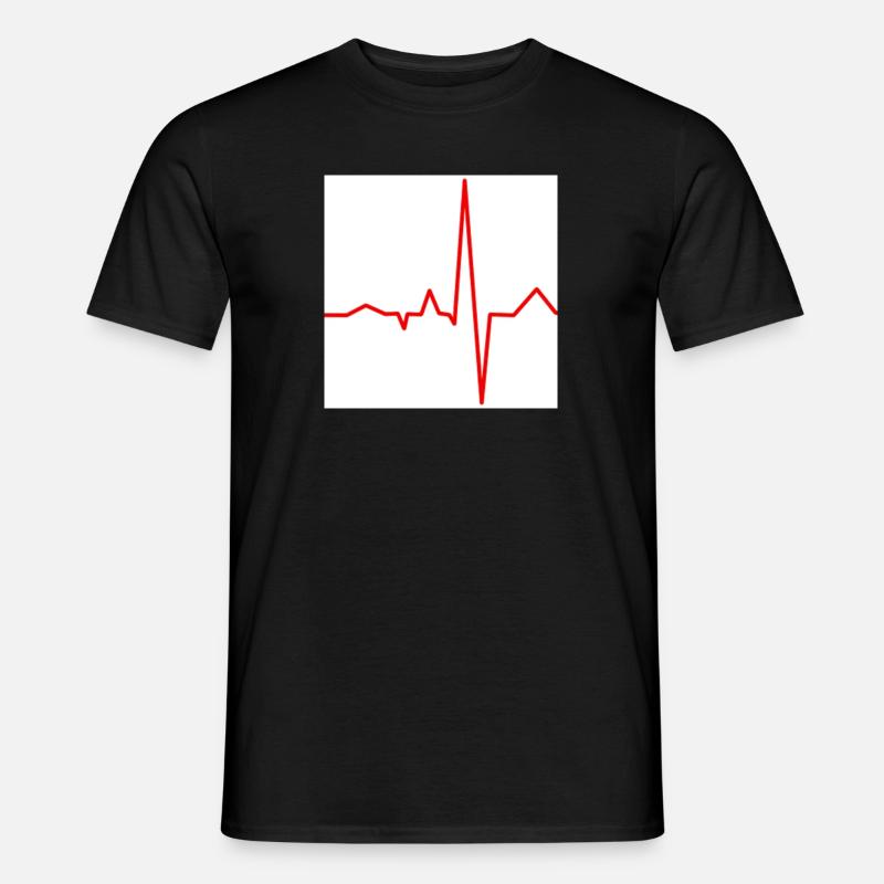 Herzschlag - Männer T-Shirt - undefined