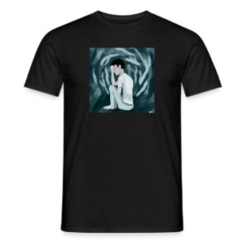 Kopfsache - Männer T-Shirt - Schwarz - Vorne - AI Model Male 178 light (178cm)