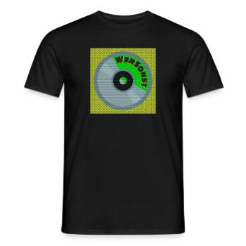 WerSonst - Fashion and Accessoires - Männer T-Shirt - Schwarz - Vorne - AI Model Male 178 light (178cm)