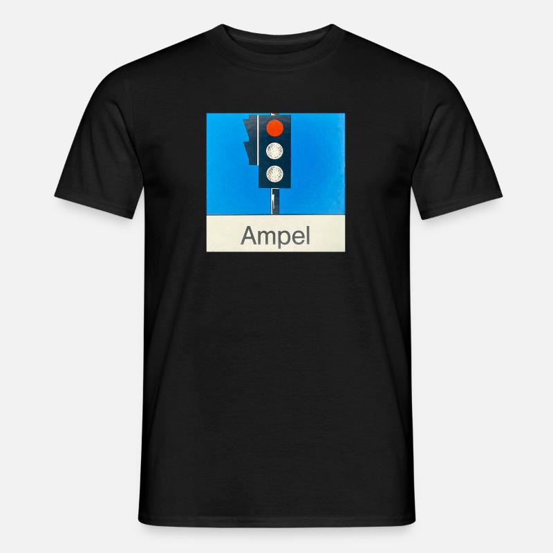 Ampel - Männer T-Shirt - Schwarz
